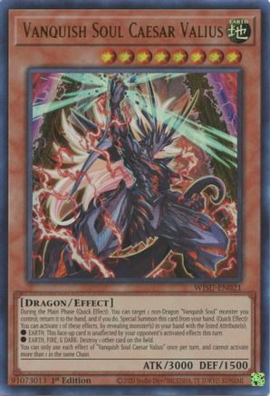 Vanquish Soul Caesar Valius [WISU-EN021] Ultra Rare - Yu-Gi-Oh! - Card Brawlers | Quebec | Canada |