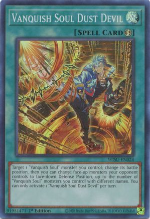 Vanquish Soul Dust Devil [WISU-EN024] Super Rare - Yu-Gi-Oh! - Card Brawlers | Quebec | Canada |