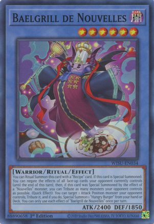 Baelgrill de Nouvelles [WISU-EN034] Super Rare - Yu-Gi-Oh! - Card Brawlers | Quebec | Canada |