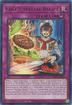 Chef's Special Recipe [WISU-EN040] Rare - Yu-Gi-Oh! - Card Brawlers | Quebec | Canada |