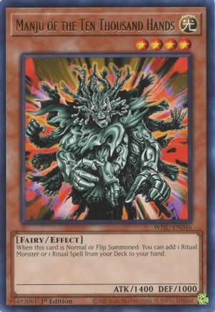 Manju of the Ten Thousand Hands [WISU-EN046] Rare - Yu-Gi-Oh! - Card Brawlers | Quebec | Canada |