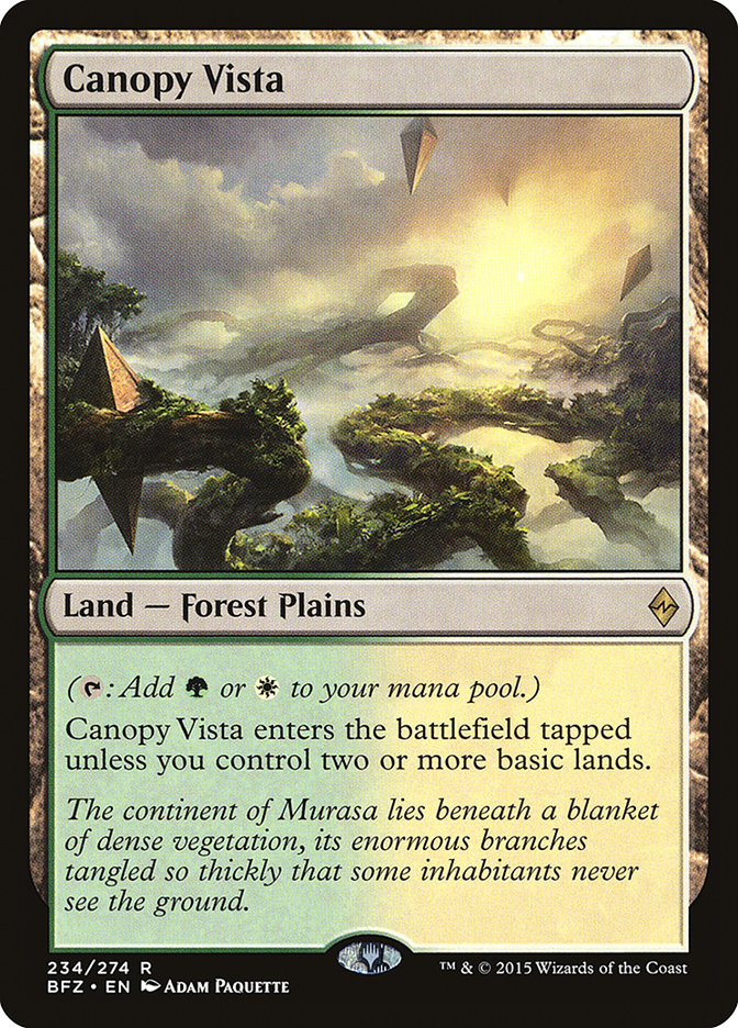 Canopy Vista [Battle for Zendikar] - Magic: The Gathering - Card Brawlers | Quebec | Canada |
