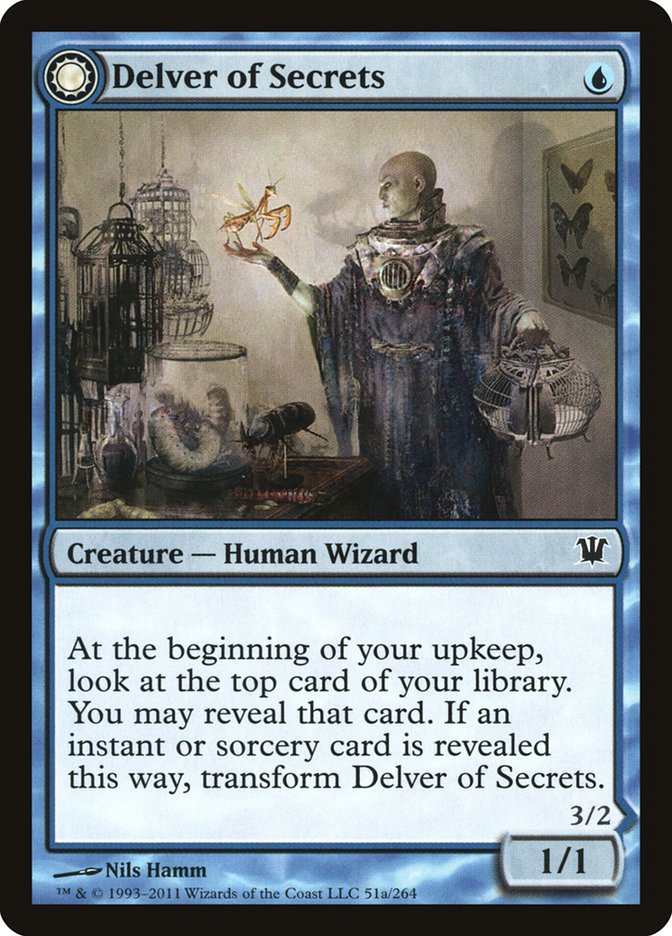 Delver of Secrets // Insectile Aberration [Innistrad] - Magic: The Gathering - Card Brawlers | Quebec | Canada |