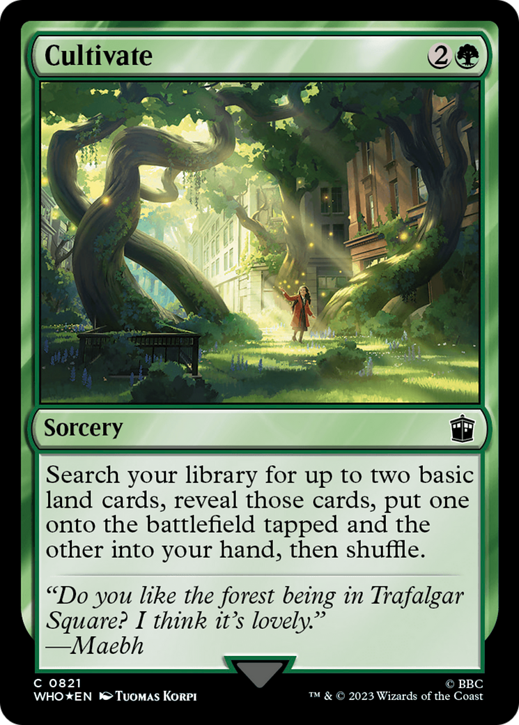 Cultivate (Surge Foil) [Doctor Who] - Magic: The Gathering - Card Brawlers | Quebec | Canada |