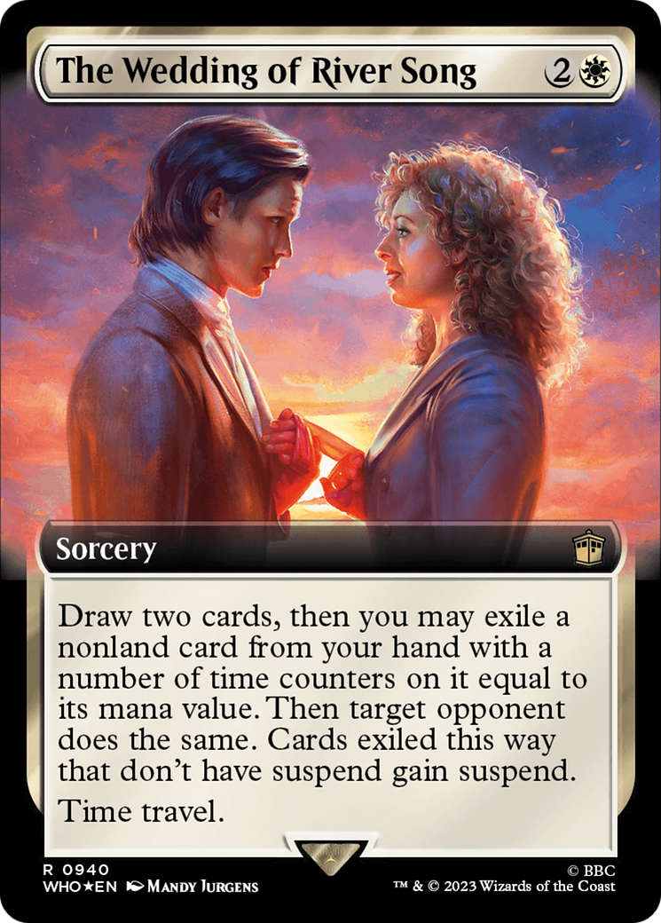 The Wedding of River Song (Extended Art) (Surge Foil) [Doctor Who] - Magic: The Gathering - Card Brawlers | Quebec | Canada |
