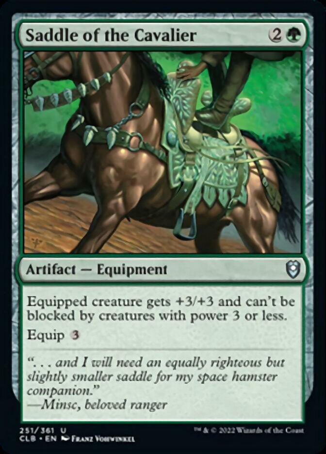 Saddle of the Cavalier [Commander Legends: Battle for Baldur's Gate] - Magic: The Gathering - Card Brawlers | Quebec | Canada |