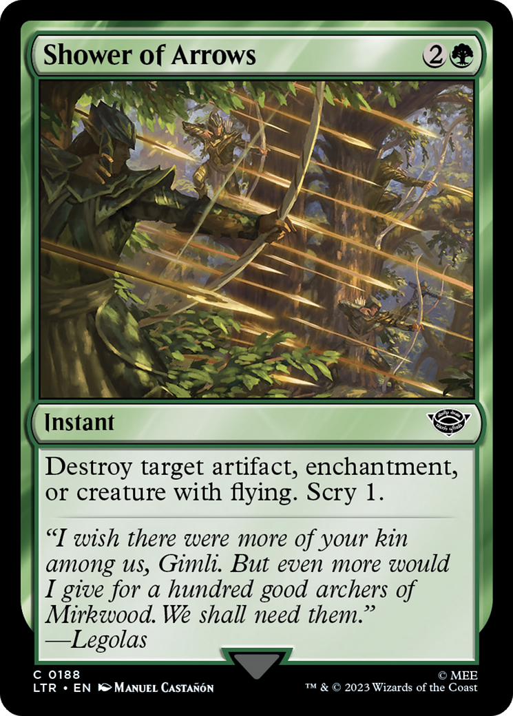 Shower of Arrows [The Lord of the Rings: Tales of Middle-Earth] - Magic: The Gathering - Card Brawlers | Quebec | Canada |