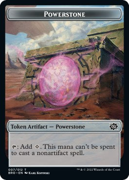 Powerstone // Spirit Double-Sided Token [The Brothers' War Tokens] - Magic: The Gathering - Card Brawlers | Quebec | Canada |