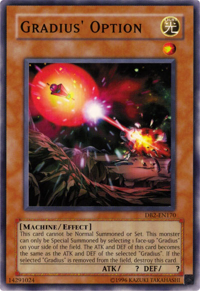 Gradius' Option [DB2-EN170] Common - Yu-Gi-Oh! - Card Brawlers | Quebec | Canada |