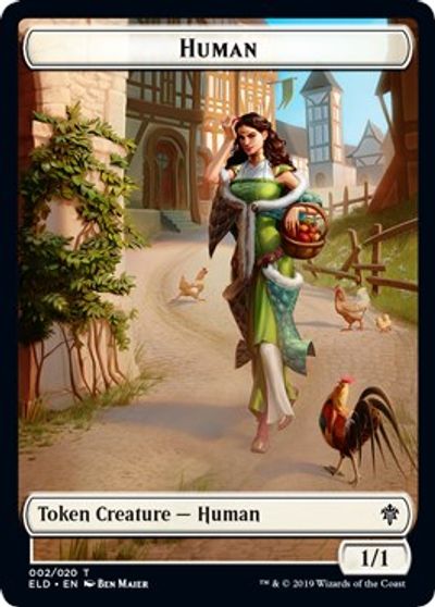 Human // Beast Double-Sided Token [Challenger Decks 2021 Tokens] - Magic: The Gathering - Card Brawlers | Quebec | Canada |