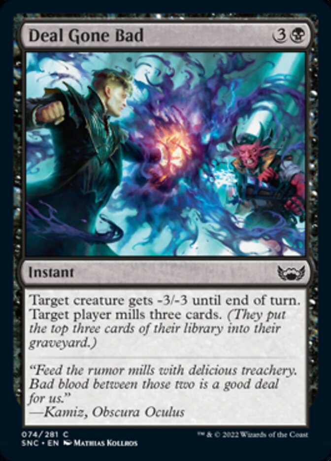 Deal Gone Bad [Streets of New Capenna] - Magic: The Gathering - Card Brawlers | Quebec | Canada |