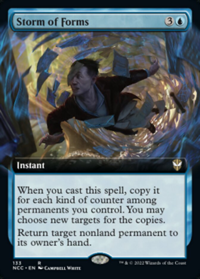 Storm of Forms (Extended Art) [Streets of New Capenna Commander] - Magic: The Gathering - Card Brawlers | Quebec | Canada |