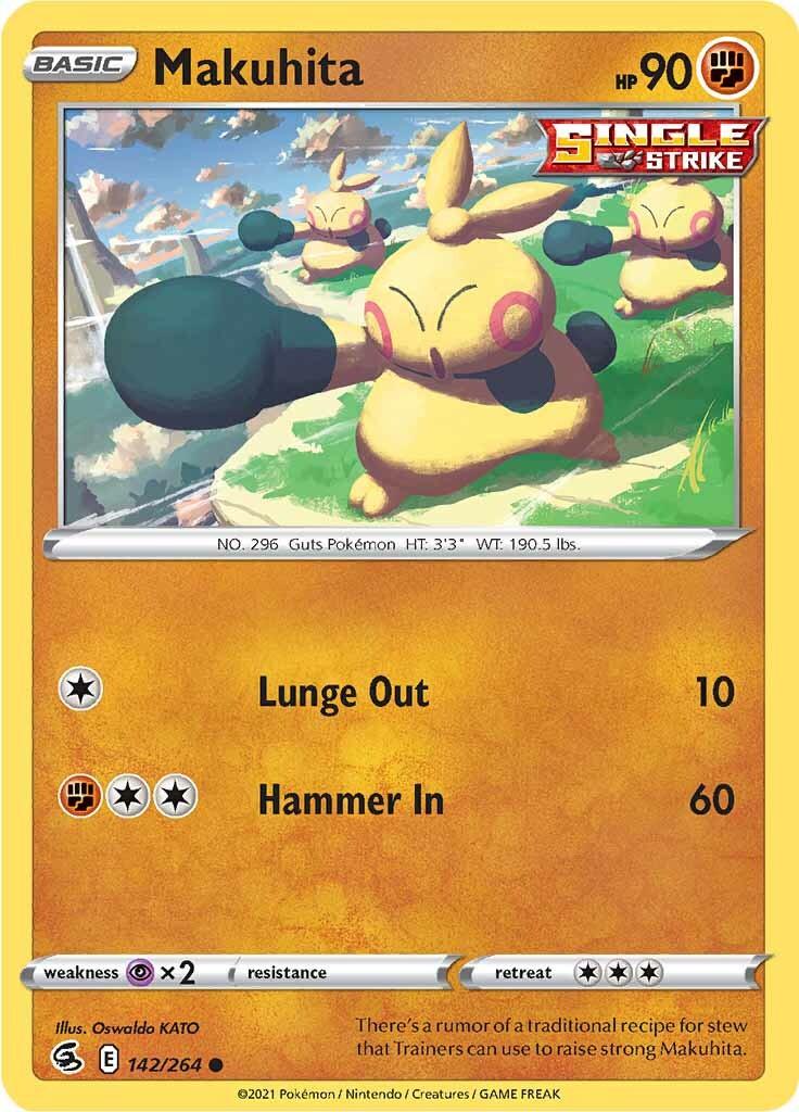 Makuhita (142/264) [Sword & Shield: Fusion Strike] - Pokémon - Card Brawlers | Quebec | Canada |