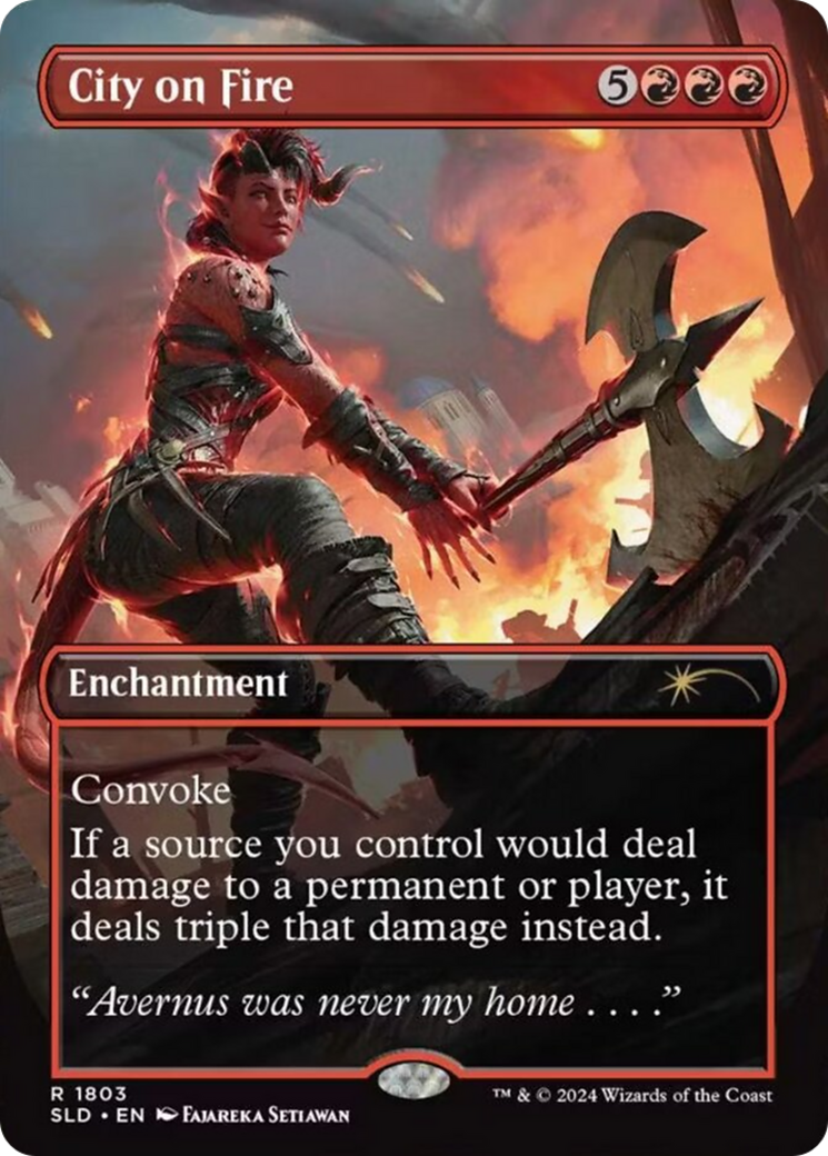 City on Fire [Secret Lair Drop Series] - Magic: The Gathering - Card Brawlers | Quebec | Canada |