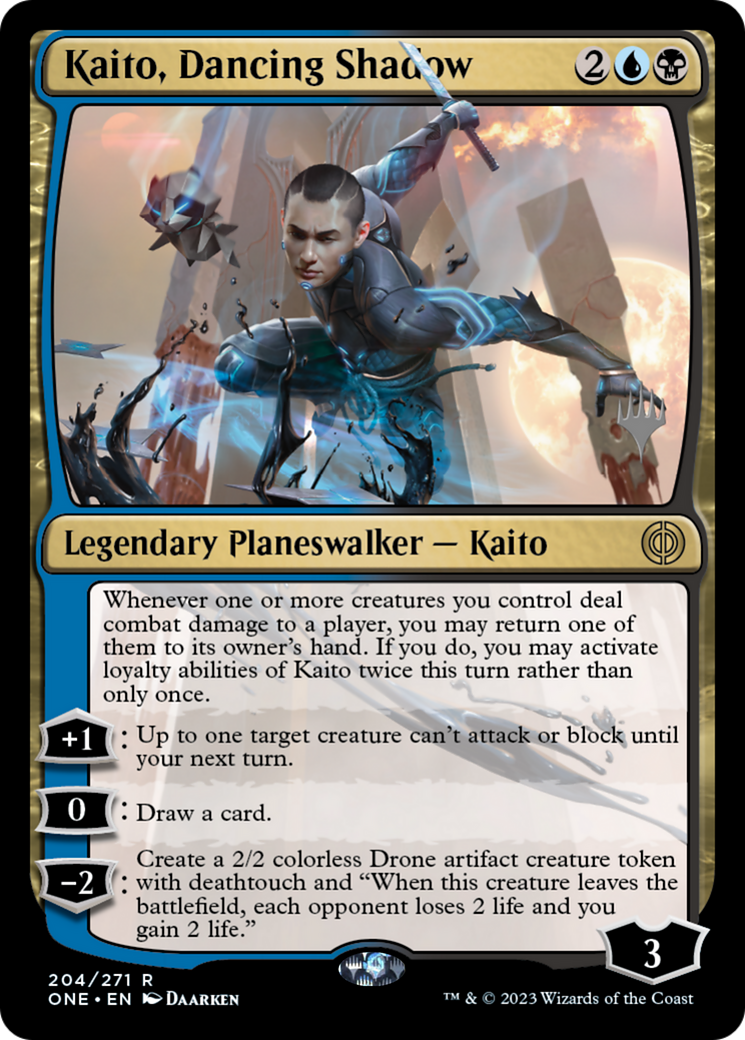Kaito, Dancing Shadow (Promo Pack) [Phyrexia: All Will Be One Promos] - Magic: The Gathering - Card Brawlers | Quebec | Canada |