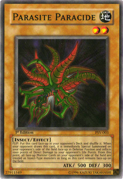 Parasite Paracide [PSV-003] Super Rare - Yu-Gi-Oh! - Card Brawlers | Quebec | Canada |