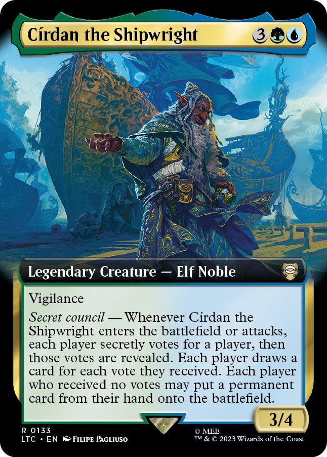 Cirdan the Shipwright (Extended Art) [The Lord of the Rings: Tales of Middle-Earth Commander] - Magic: The Gathering - Card Brawlers | Quebec | Canada |