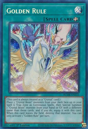 Golden Rule [BLMR-EN035] Secret Rare - Yu-Gi-Oh! - Card Brawlers | Quebec | Canada |