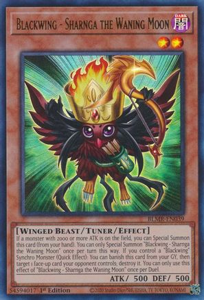 Blackwing - Sharnga the Waning Moon [BLMR-EN039] Ultra Rare - Yu-Gi-Oh! - Card Brawlers | Quebec | Canada |