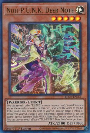 Noh-P.U.N.K. Deer Note [BLMR-EN066] Ultra Rare - Yu-Gi-Oh! - Card Brawlers | Quebec | Canada |