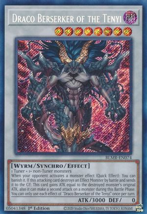 Draco Berserker of the Tenyi [BLMR-EN074] Secret Rare - Yu-Gi-Oh! - Card Brawlers | Quebec | Canada |