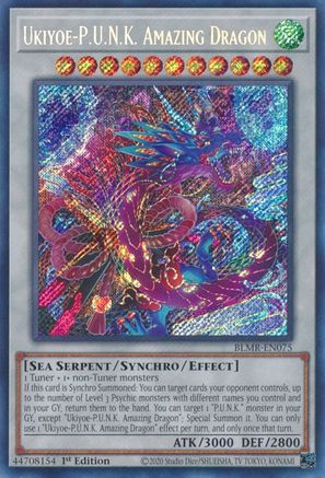 Ukiyoe-P.U.N.K. Amazing Dragon [BLMR-EN075] Secret Rare - Yu-Gi-Oh! - Card Brawlers | Quebec | Canada |