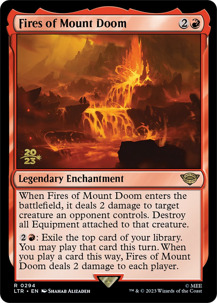 Fires of Mount Doom [The Lord of the Rings: Tales of Middle-Earth Prerelease Promos] - Magic: The Gathering - Card Brawlers | Quebec | Canada |
