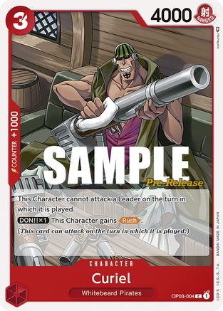 Curiel (OP03-004) - Pillars of Strength Pre-Release Cards