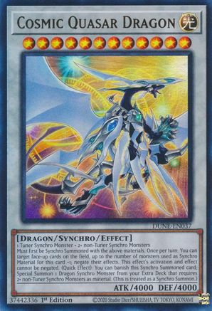 Cosmic Quasar Dragon [DUNE-EN037] Ultra Rare - Yu-Gi-Oh! - Card Brawlers | Quebec | Canada |