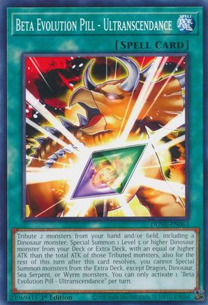 Beta Evolution Pill - Ultranscendance [DUNE-EN063] Common - Yu-Gi-Oh! - Card Brawlers | Quebec | Canada |