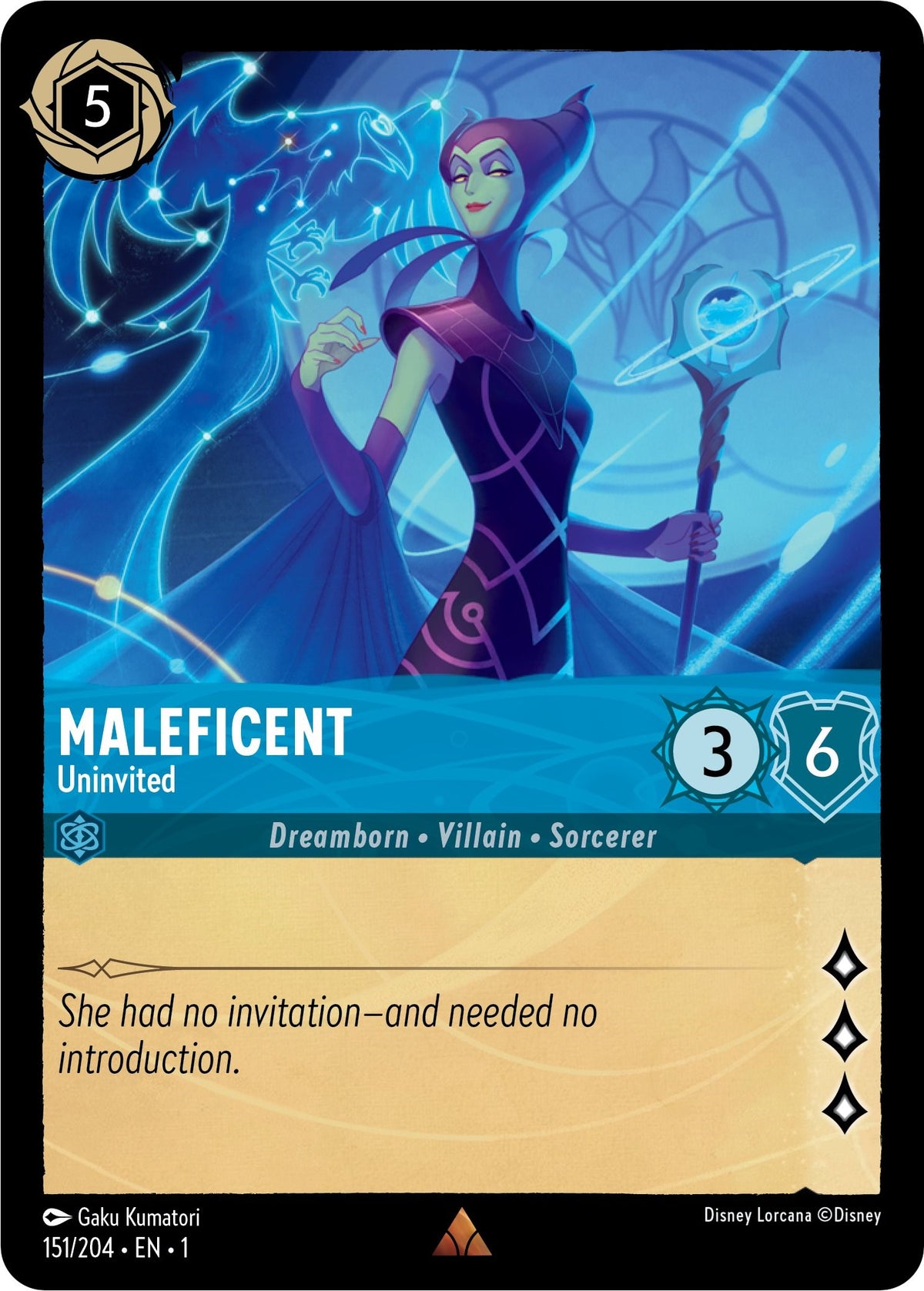 Maleficent - Uninvited (151/204) [The First Chapter] - Disney - Card Brawlers | Quebec | Canada |