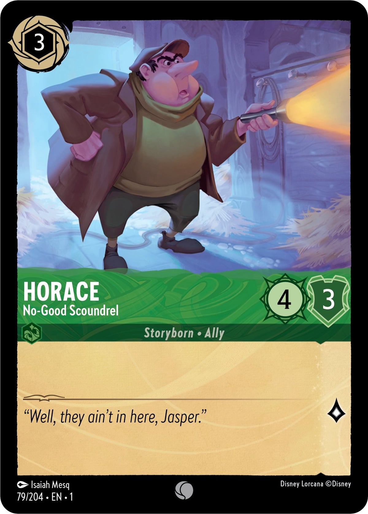 Horace - No-Good Scoundrel (79/204) [The First Chapter] - Disney - Card Brawlers | Quebec | Canada |