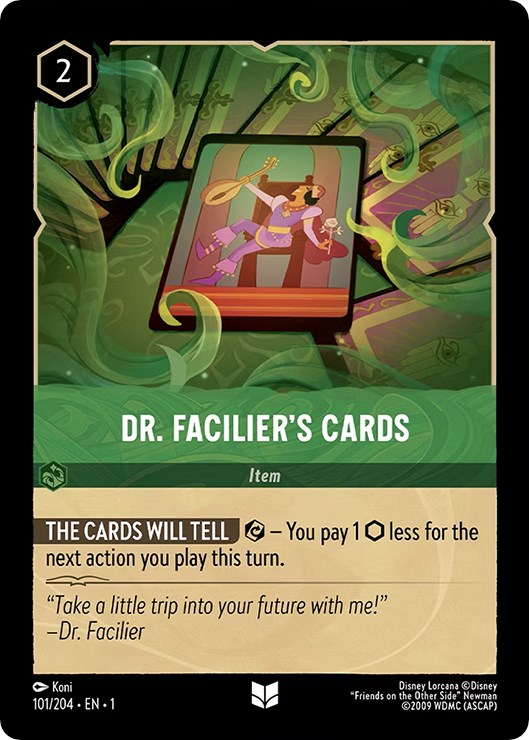 Dr. Facilier's Cards (101/204) [The First Chapter] - Disney - Card Brawlers | Quebec | Canada |
