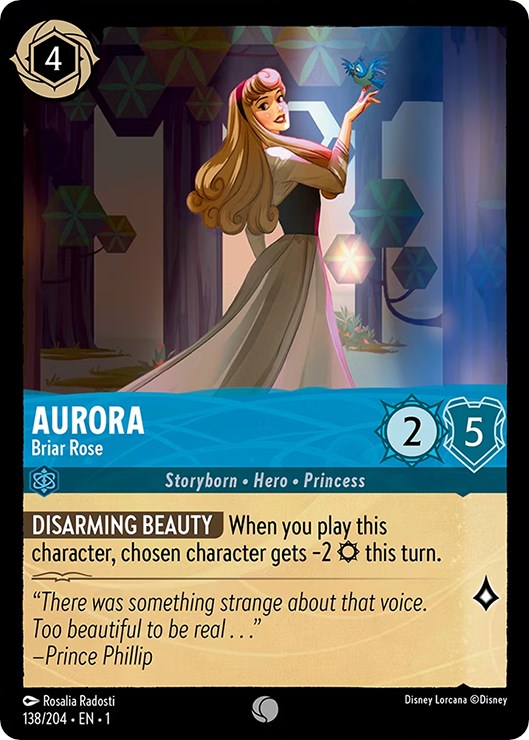 Aurora - Briar Rose (138/204) [The First Chapter] - Disney - Card Brawlers | Quebec | Canada |