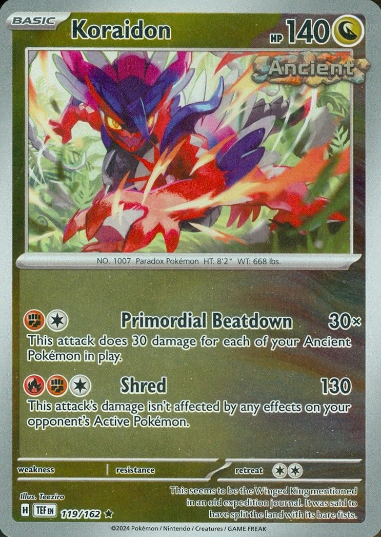Koraidon (119/162) [Scarlet & Violet: Temporal Forces] - Pokémon - Card Brawlers | Quebec | Canada |