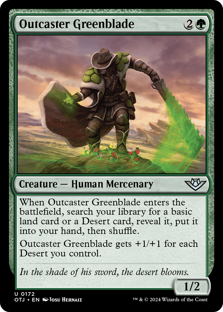 Outcaster Greenblade [Outlaws of Thunder Junction] - Magic: The Gathering - Card Brawlers | Quebec | Canada |
