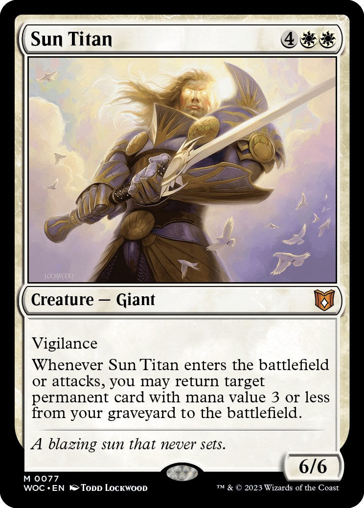 Sun Titan [Wilds of Eldraine Commander] - Magic: The Gathering - Card Brawlers | Quebec | Canada |