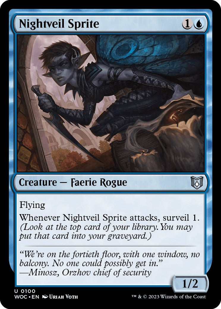 Nightveil Sprite [Wilds of Eldraine Commander] - Magic: The Gathering - Card Brawlers | Quebec | Canada |