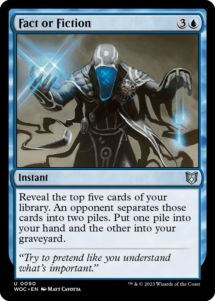Fact or Fiction [Wilds of Eldraine Commander] - Magic: The Gathering - Card Brawlers | Quebec | Canada |