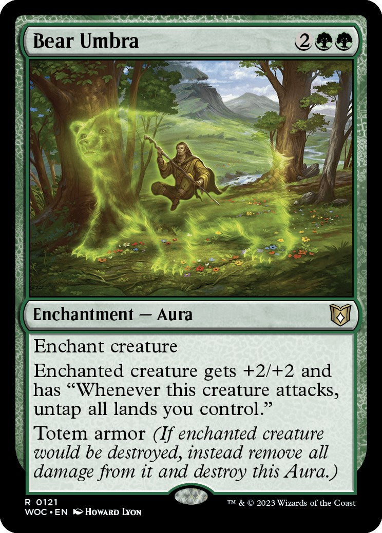 Bear Umbra [Wilds of Eldraine Commander] - Magic: The Gathering - Card Brawlers | Quebec | Canada |