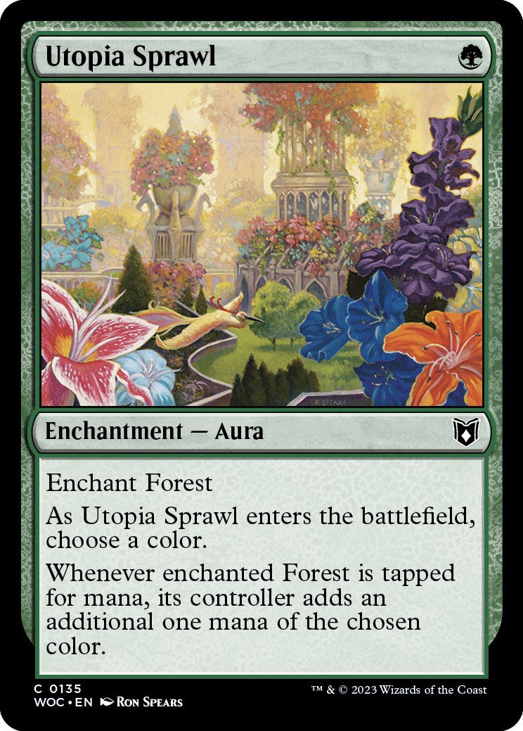 Utopia Sprawl [Wilds of Eldraine Commander] - Magic: The Gathering - Card Brawlers | Quebec | Canada |