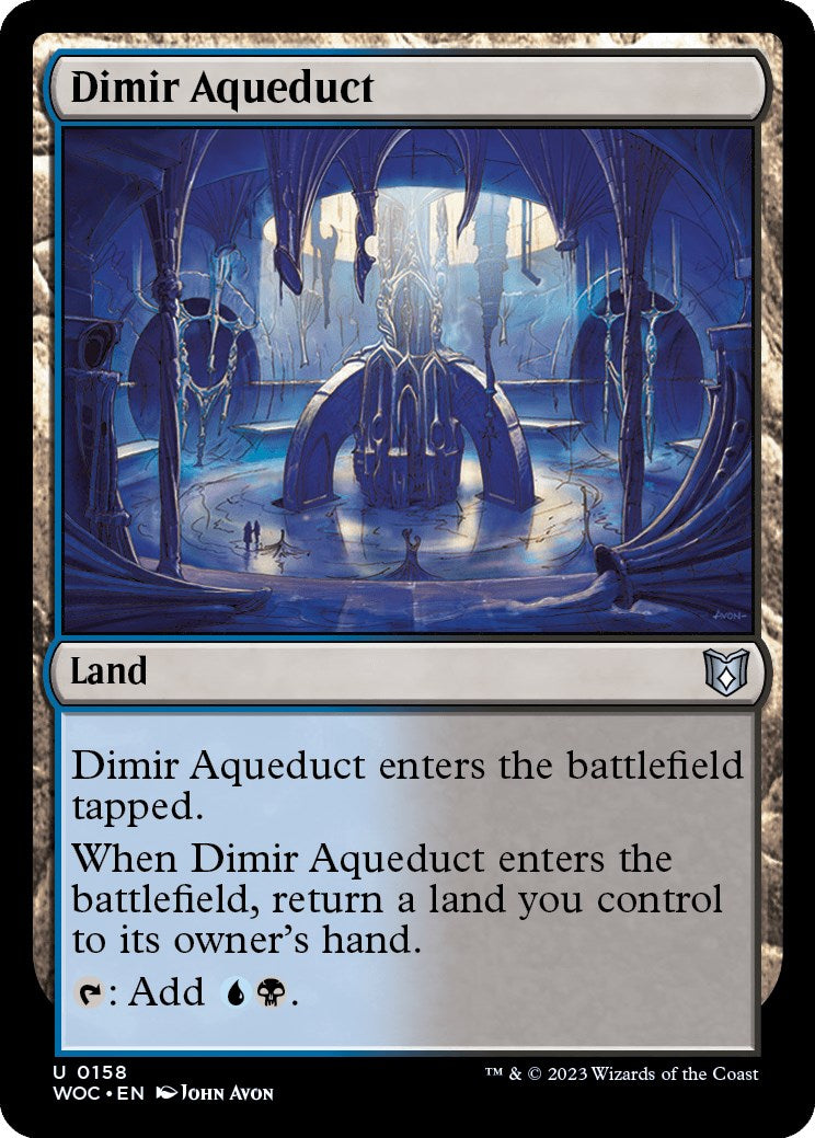 Dimir Aqueduct [Wilds of Eldraine Commander] - Magic: The Gathering - Card Brawlers | Quebec | Canada |