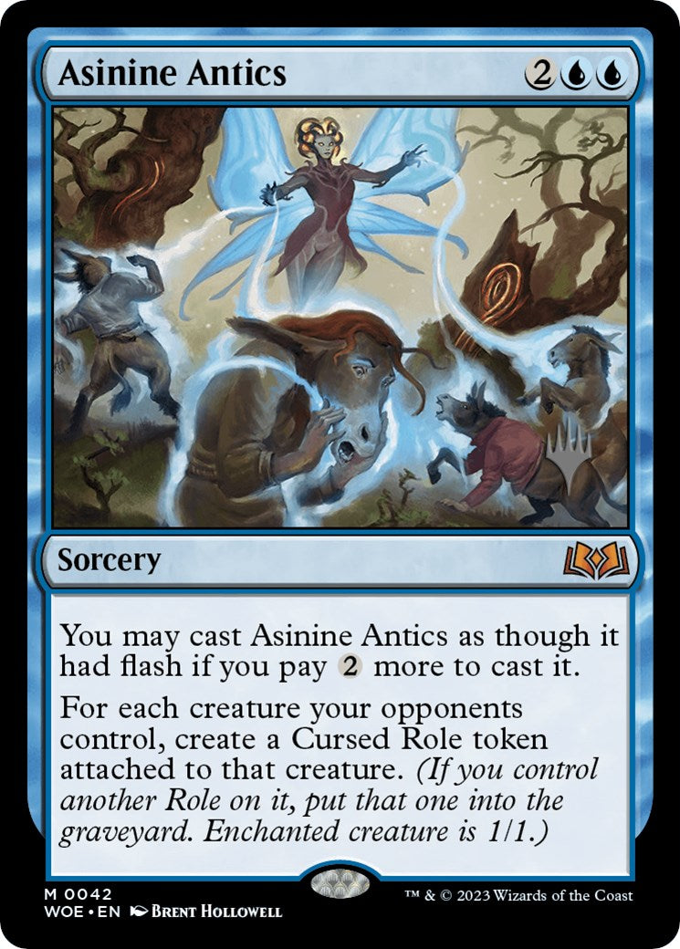 Asinine Antics (Promo Pack) [Wilds of Eldraine Promos] - Magic: The Gathering - Card Brawlers | Quebec | Canada |