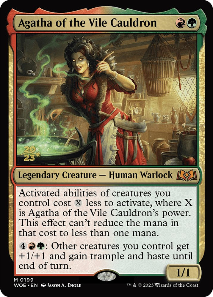 Agatha of the Vile Cauldron [Wilds of Eldraine Prerelease Promos] - Magic: The Gathering - Card Brawlers | Quebec | Canada |