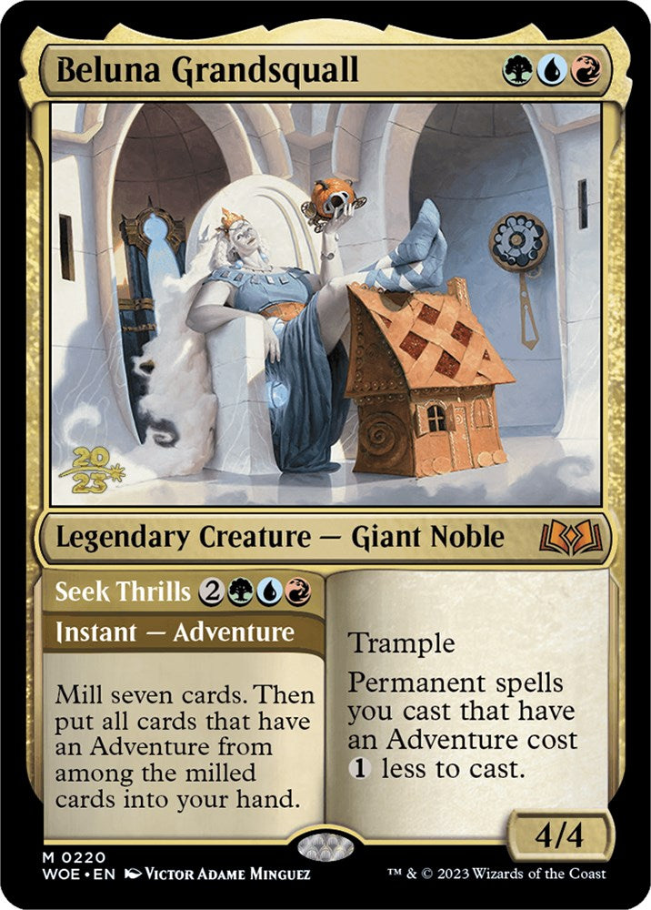 Beluna Grandsquall // Seek Thrills [Wilds of Eldraine Prerelease Promos] - Magic: The Gathering - Card Brawlers | Quebec | Canada |