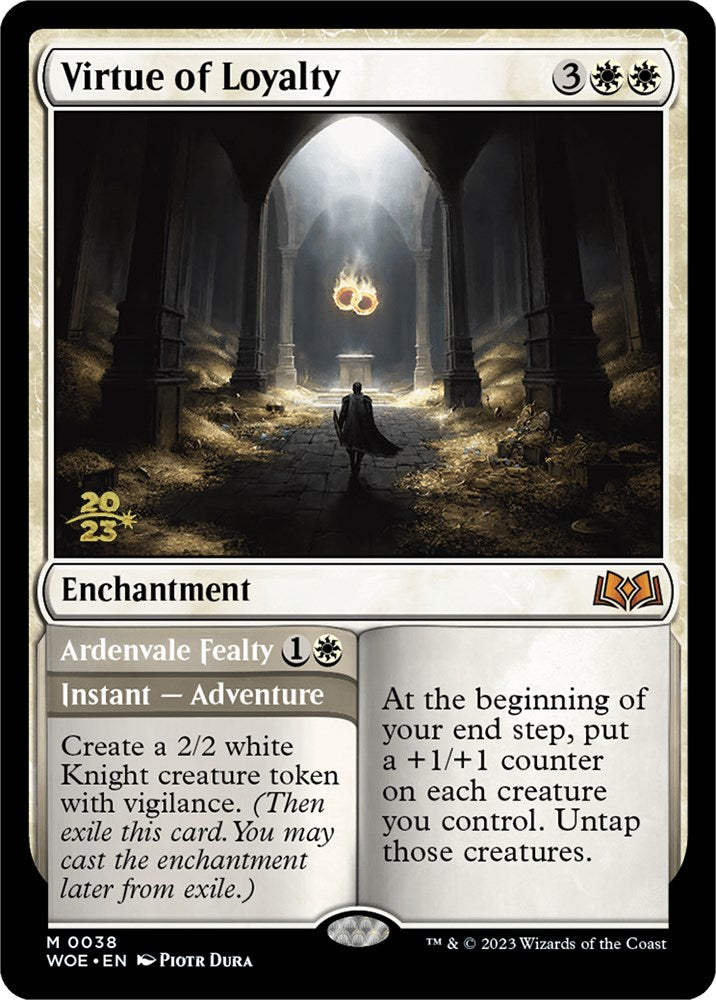 Virtue of Loyalty // Ardenvale Fealty [Wilds of Eldraine Prerelease Promos] - Magic: The Gathering - Card Brawlers | Quebec | Canada |