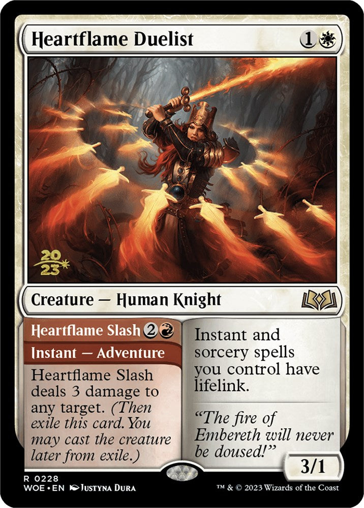 Heartflame Duelist // Heatflame Duelist (Promo Pack) [Wilds of Eldraine Promos] - Magic: The Gathering - Card Brawlers | Quebec | Canada |