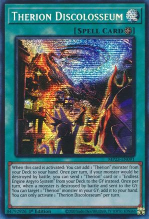 Therion Discolosseum [MP23-EN091] Prismatic Secret Rare - Yu-Gi-Oh! - Card Brawlers | Quebec | Canada |
