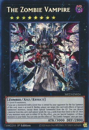 The Zombie Vampire [MP23-EN024] Prismatic Secret Rare - Yu-Gi-Oh! - Card Brawlers | Quebec | Canada |