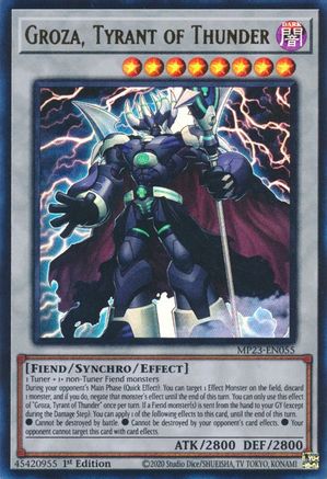 Groza, Tyrant of Thunder [MP23-EN055] Ultra Rare - Yu-Gi-Oh! - Card Brawlers | Quebec | Canada |